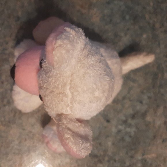 Cupid the Valentines Day Dog Ty Beanie Baby  Heart over  Eye Retired 2001 - Picture 7 of 13